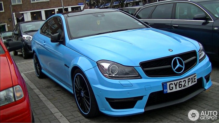 You can't miss it: Mercedes-Benz C 63 AMG Coupe