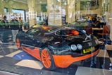 Bugatti Veyron 16.4 expositie in Londen